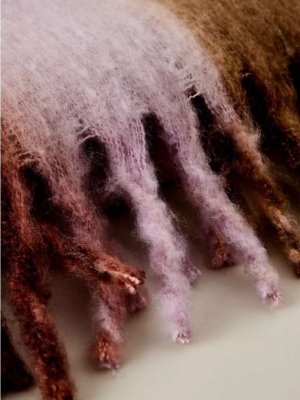 BY ANTHROPOLOGIE BRUSHED WOVEN SCARF: VERTICAL MULTI-STRIPE EDITION NWT - Picture 3 of 3